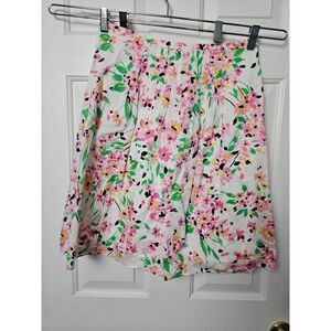 Talbots Size 8 Petite Floral Skirt